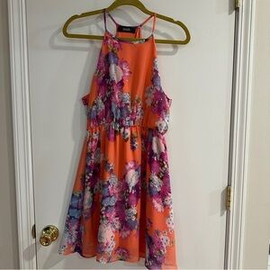 Floral a-line dress